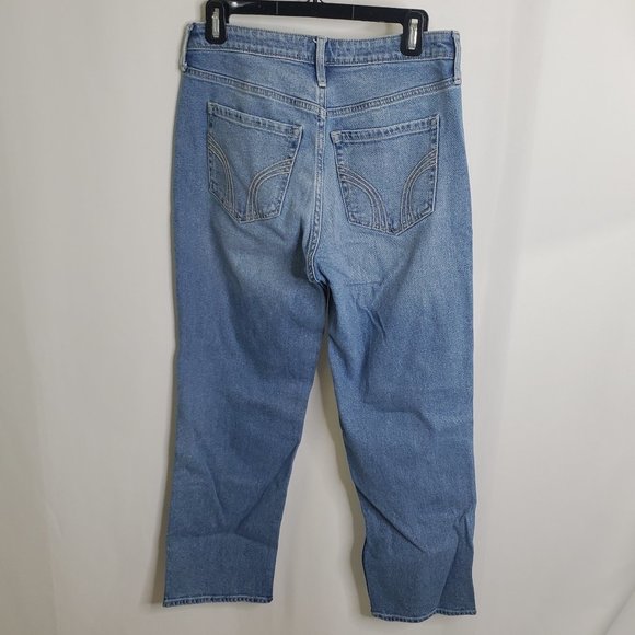 Hollister High Rise Crop Boyfriend Vintage Stretch Jean - Picture 2 of 6